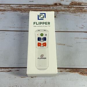 Flipper Big Button Universal Remote Control Wireless Black